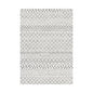 Aura Washable Spill Proof Grey White Area Rug