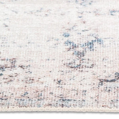 Aura Washable Spill Proof Beige Multi Rug