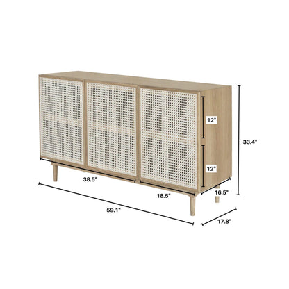 Cane Sideboard - Natural
