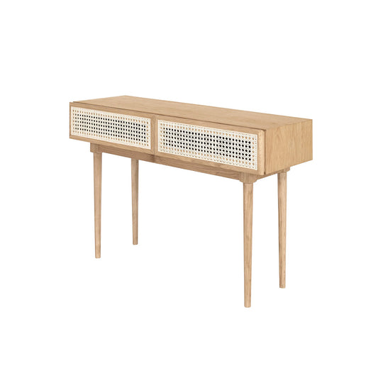 Cane Console Table | Natural