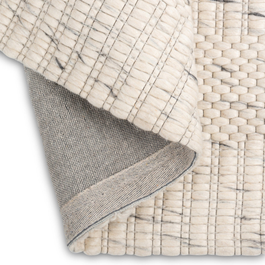 Chinook Handmade Beige Wool Rug