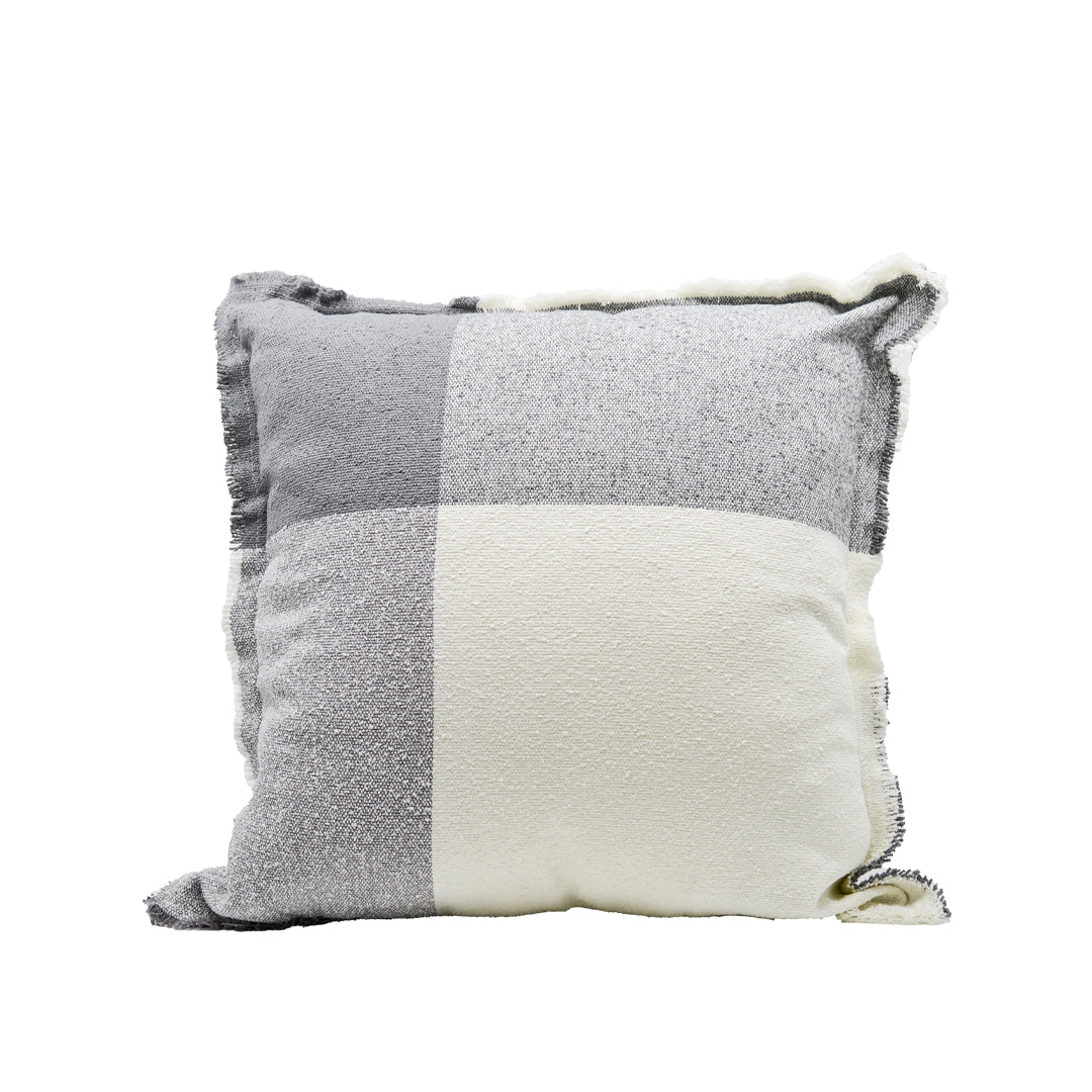 Colin Grey Patchwork Cushion