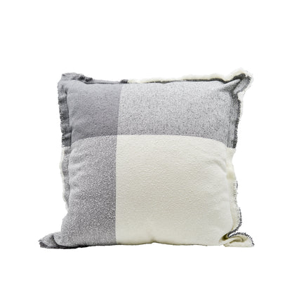 Colin Grey Patchwork Cushion