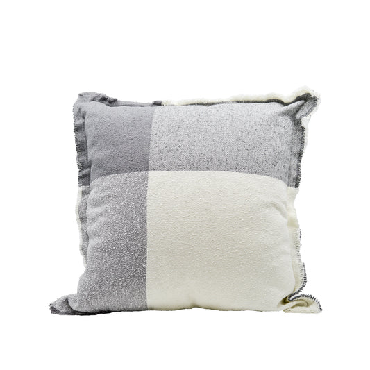 Colin Grey Patchwork Cushion