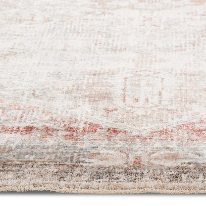 Elaxi 100% Polyester Powerloomed Rug Rust