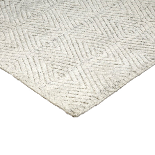 Estelle Hand Loomed Wool Ivory Rug