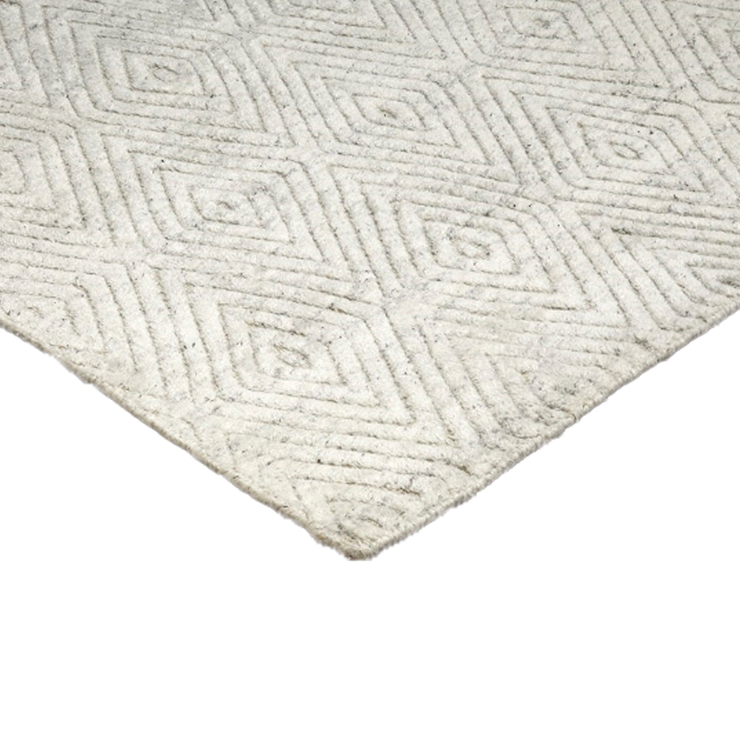 Estelle Hand Loomed Wool Ivory Rug