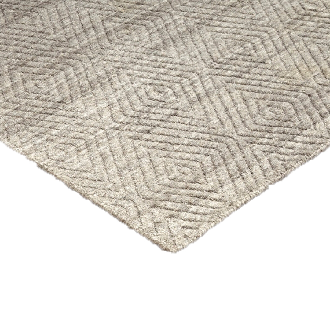 Estelle Hand Loomed Wool Taupe Rug
