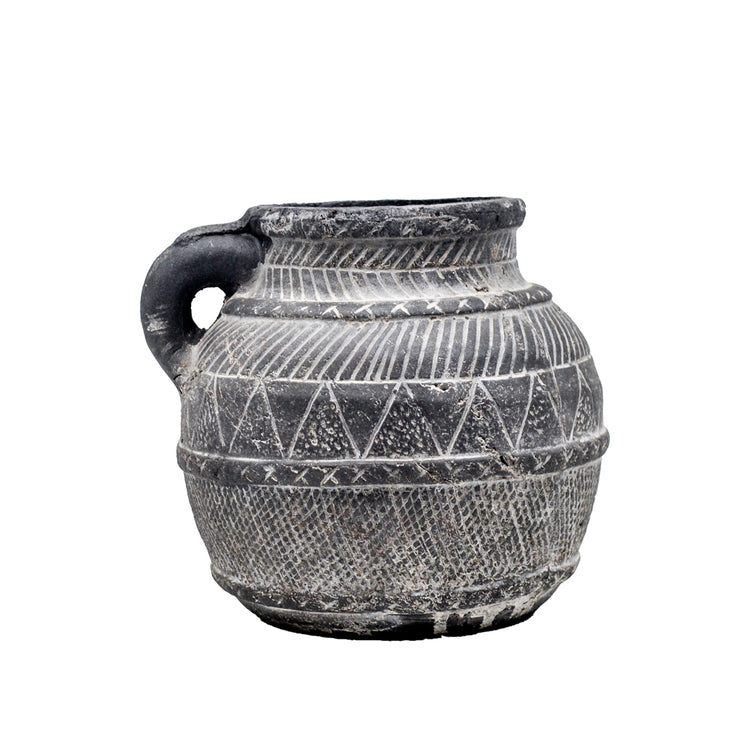 Ezra Etched Terracotta Vase
