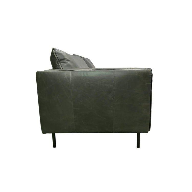 Forest Sofa - Moss Green Leather