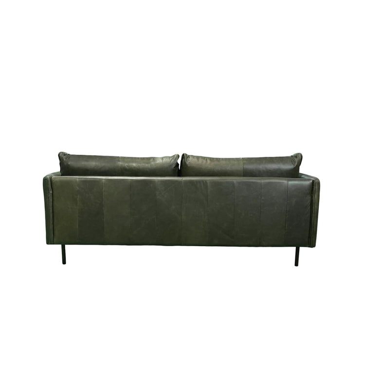 Forest Sofa - Moss Green Leather