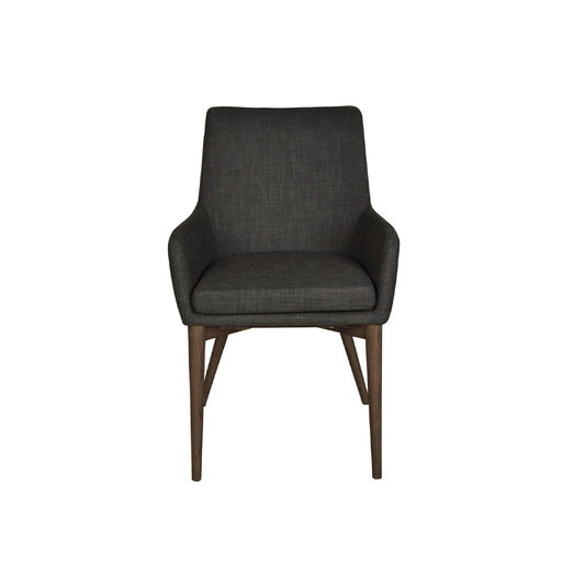 Fritz Arm Dining Chair - Dark Grey (set of 2)