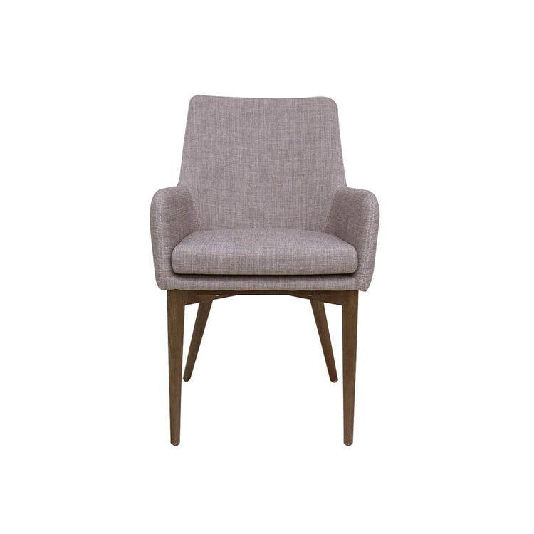 Fritz Arm Dining Chair - Light Grey