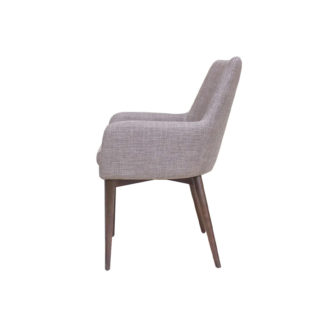 Fritz Arm Dining Chair - Light Grey