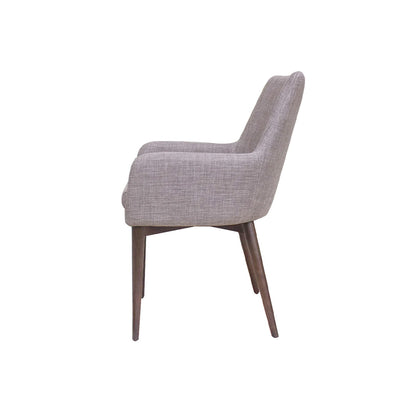Fritz Arm Dining Chair - Light Grey