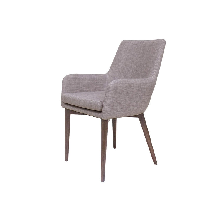 Fritz Arm Dining Chair - Light Grey