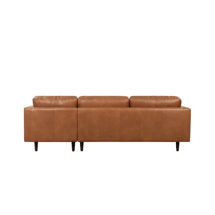 Georgia Right Sectional Sofa - Oxford Spice Leather
