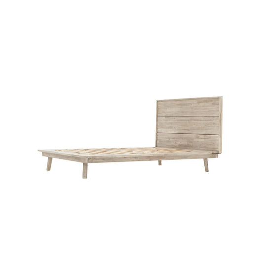 Gia Queen Bed Frame | Light Driftwood