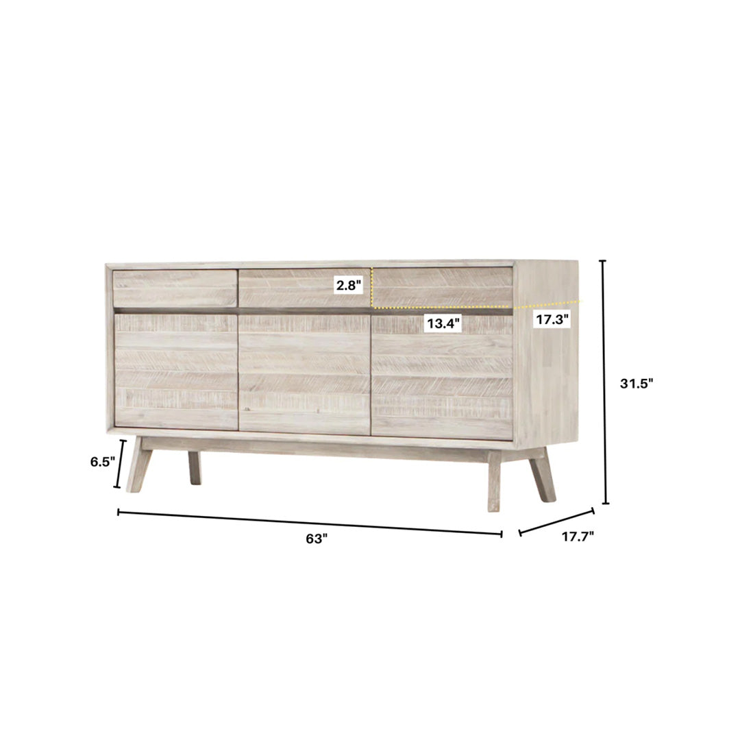 Gia Sideboard | Light Driftwood