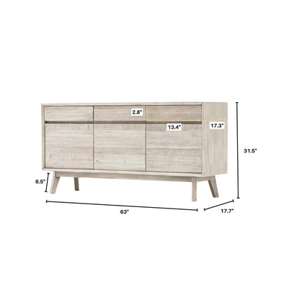 Gia Sideboard | Light Driftwood