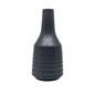 Dion Ridged Vase - Black