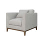 Harmony Accent Chair - Woven Tweed Neutral