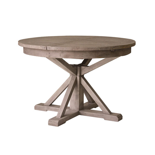 Irish Coast Round 47/63" Extension Dining Table - Rustic Sundried