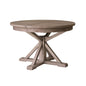 Irish Coast Round 47/63" Extension Dining Table - Rustic Sundried