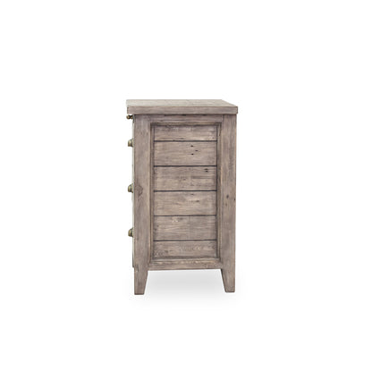 Irish Coast 3 Drawer Nightstand - Sundried