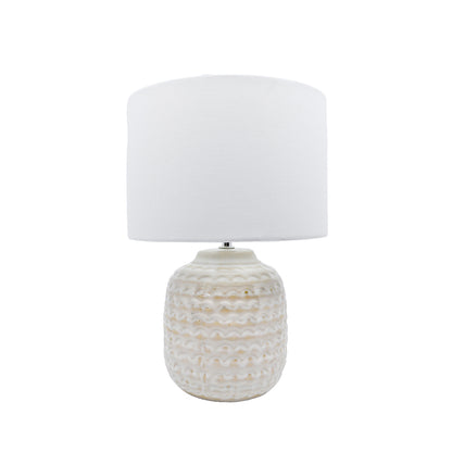 Lenora Ivory Ceramic Table Lamp