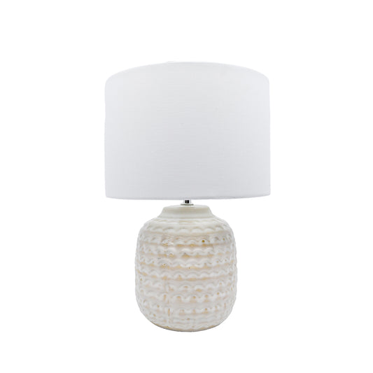 Lenora Ivory Ceramic Table Lamp