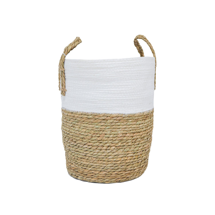 Auden Woven Basket White & Natural - Large