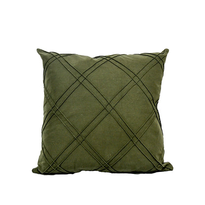 Alba Green Velvet Cushion