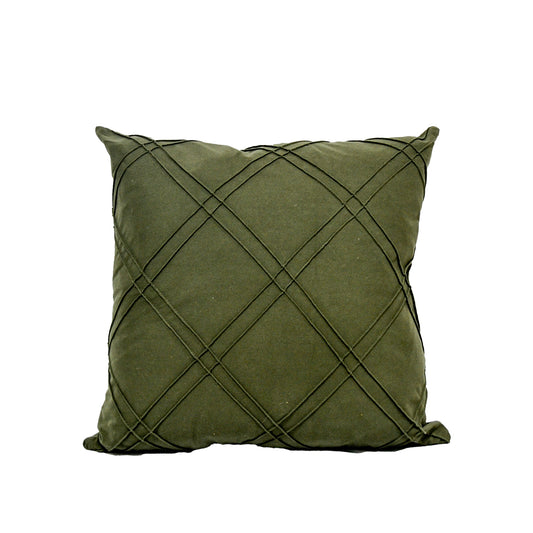 Alba Green Velvet Cushion