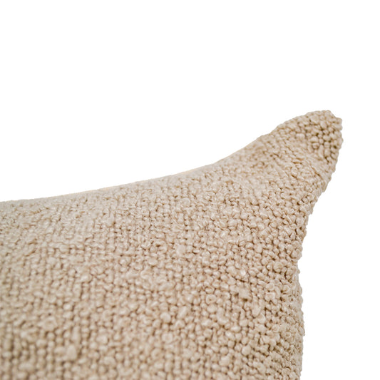Monte Beige Looped Motif Cushion