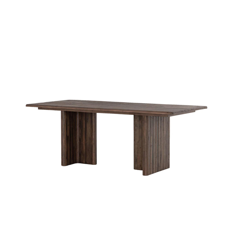 Lineo Dining Table - Burnt Oak