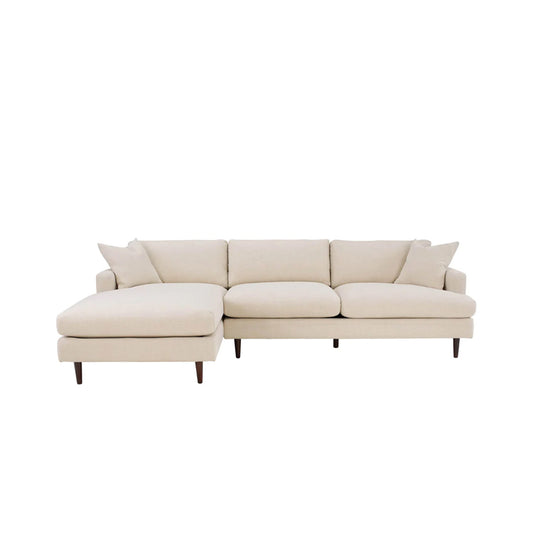 Martha Left Sectional Sofa - Beach Alabaster
