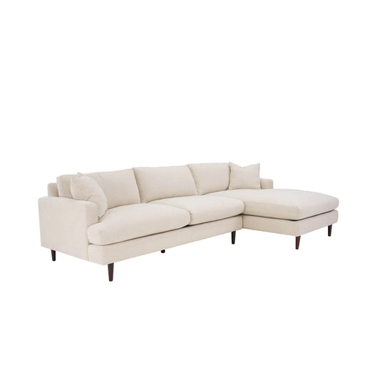 Martha Right Sectional Sofa - Beach Alabaster
