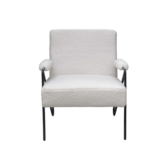 Mode Accent Chair - White Sherpa