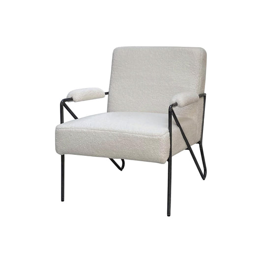 Mode Accent Chair - White Sherpa