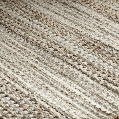 Nordique Handmade Sand Natural Reversible Wool Rug