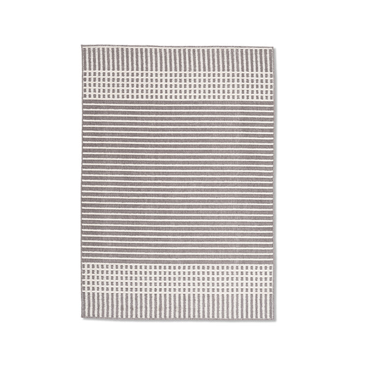 Nyla Soft Polypropylene Rug - Grey Stripe