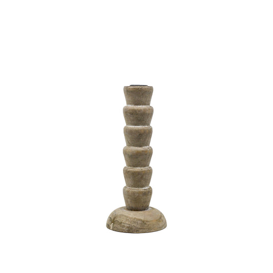 Palm Wooden Candle Holder - Small