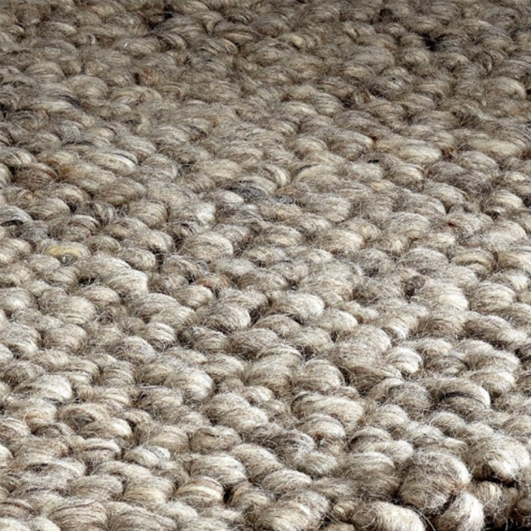Pandora Handmade Wool Grey Rug