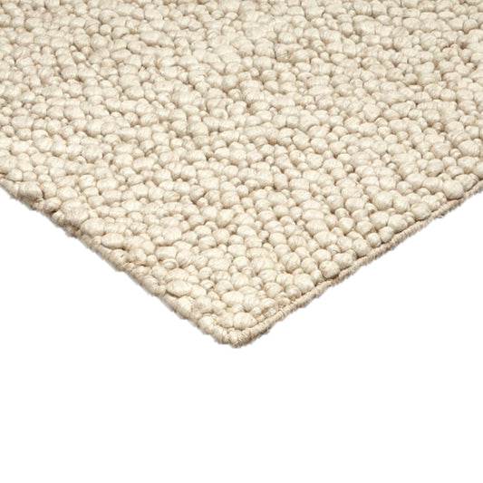 Pandora Handmade Wool Ivory Rug