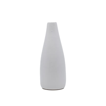 Petra White Tapered Vase
