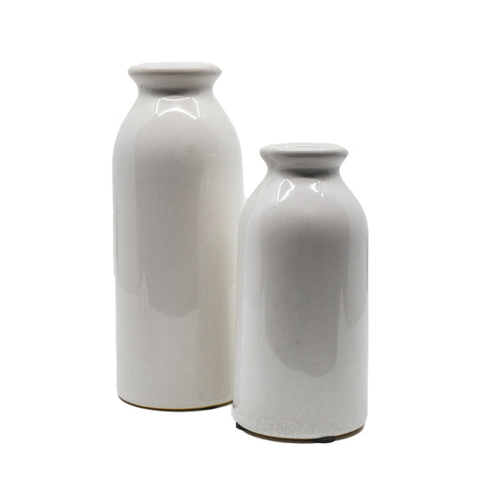 Fleur Minimal Vase White - Small