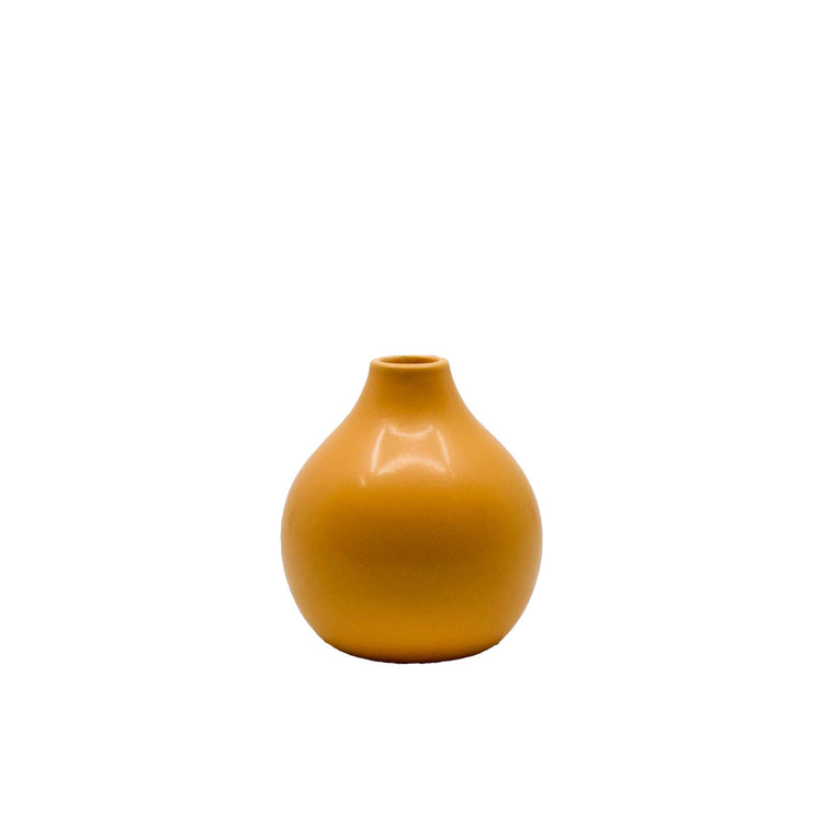 Petra Yellow Short Vase
