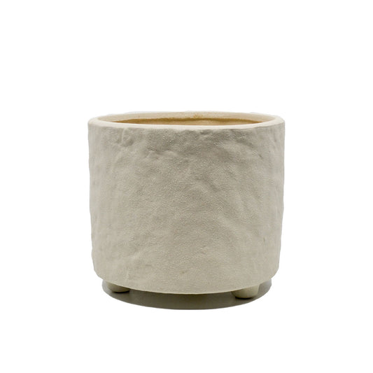 Foster Textured Round Ceramic Pot - Large