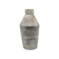 Ennis Ribbed Metal Vase